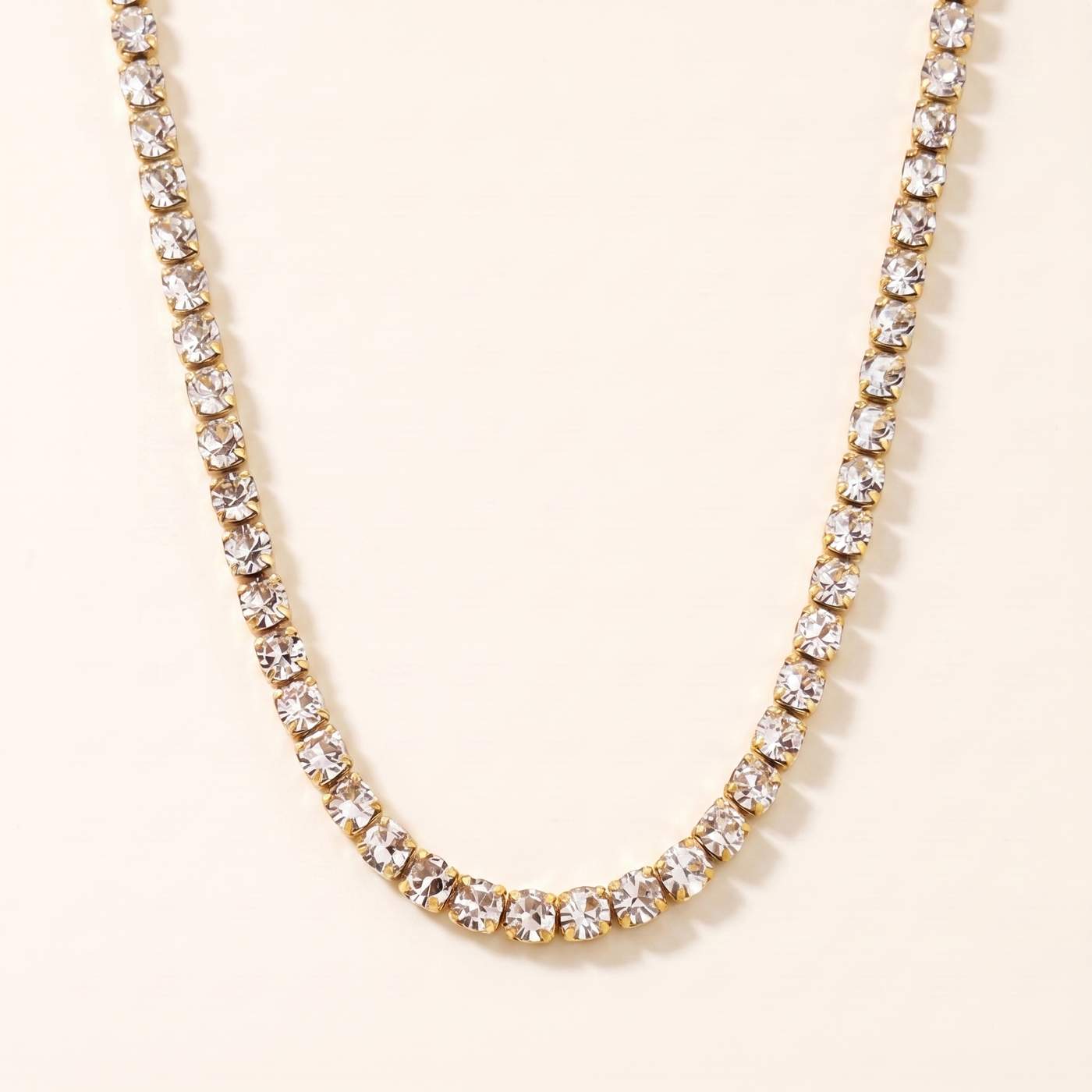 THEA. Diamond Tennis Necklace