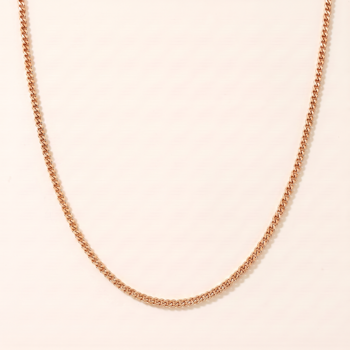 HUDSON. Cuban Chain Necklace 3mm