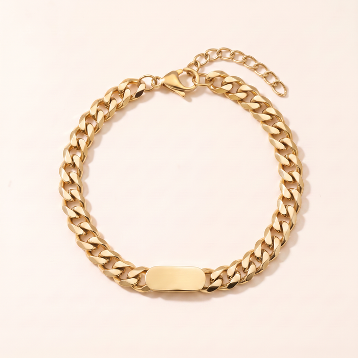 KANE. Cuban Chain Bracelet 7MM