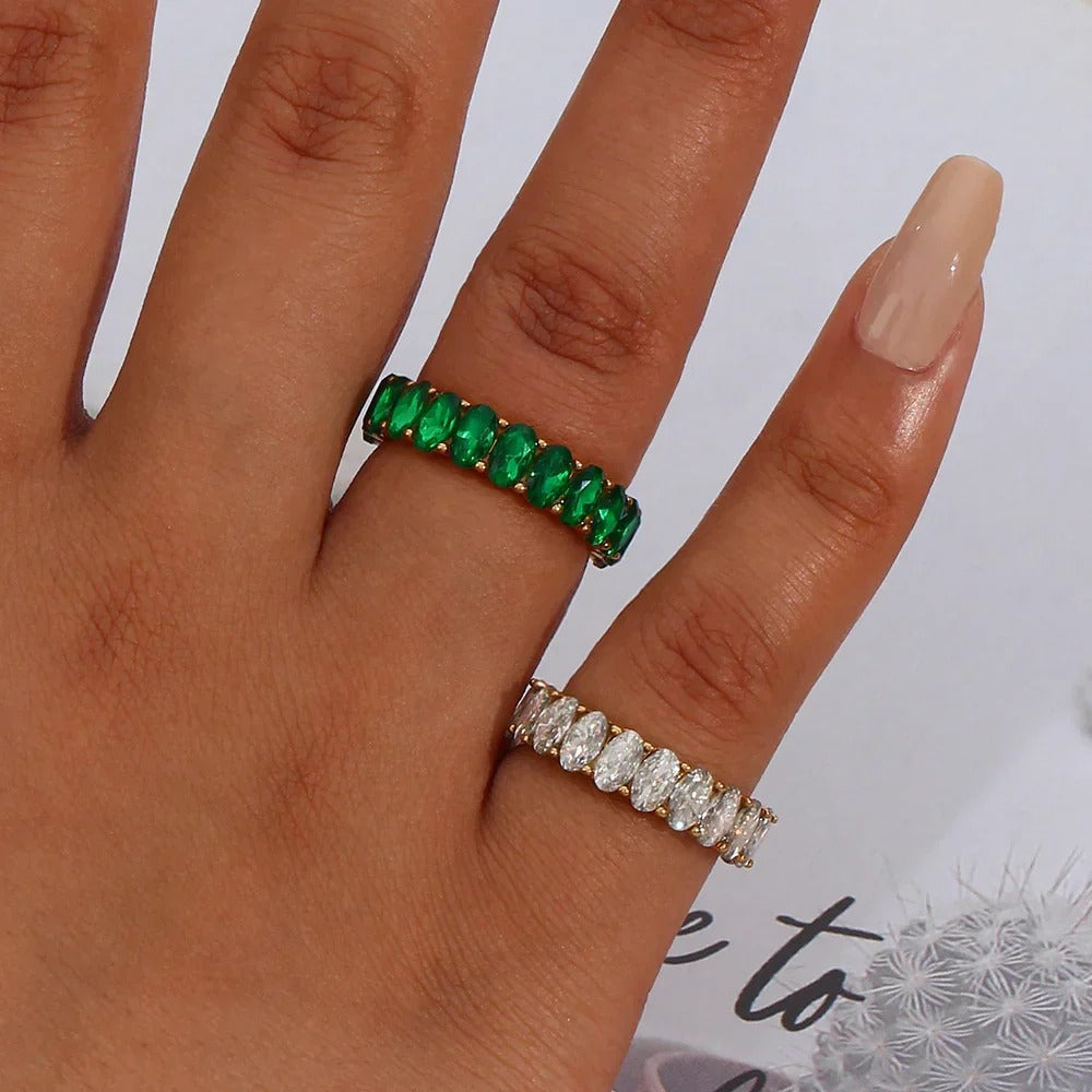 IVY. Diamond Simulant Ring