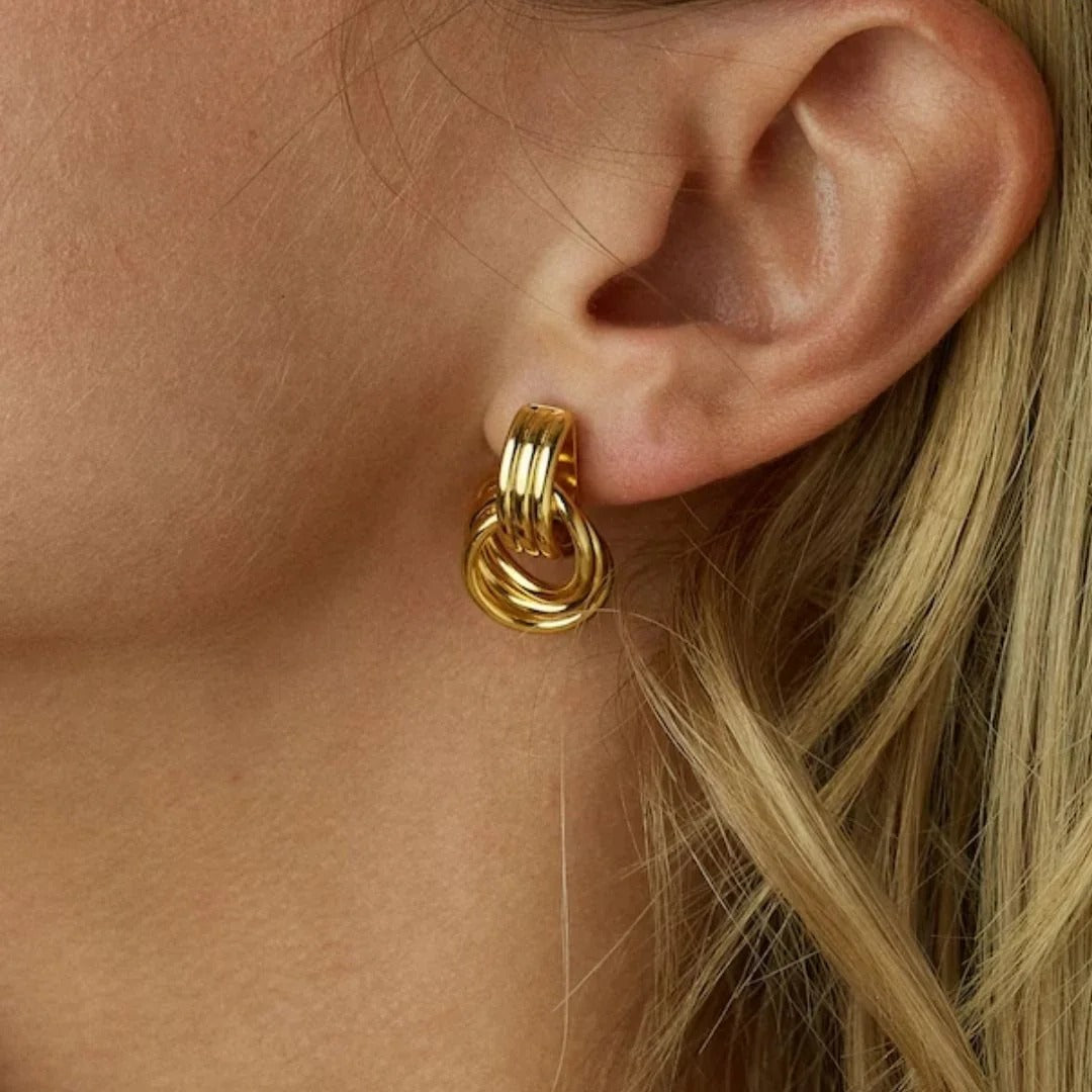 LUNA. Layered Hoop Earrings