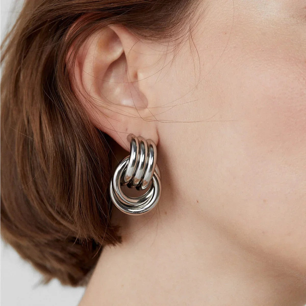 LUNA. Layered Hoop Earrings