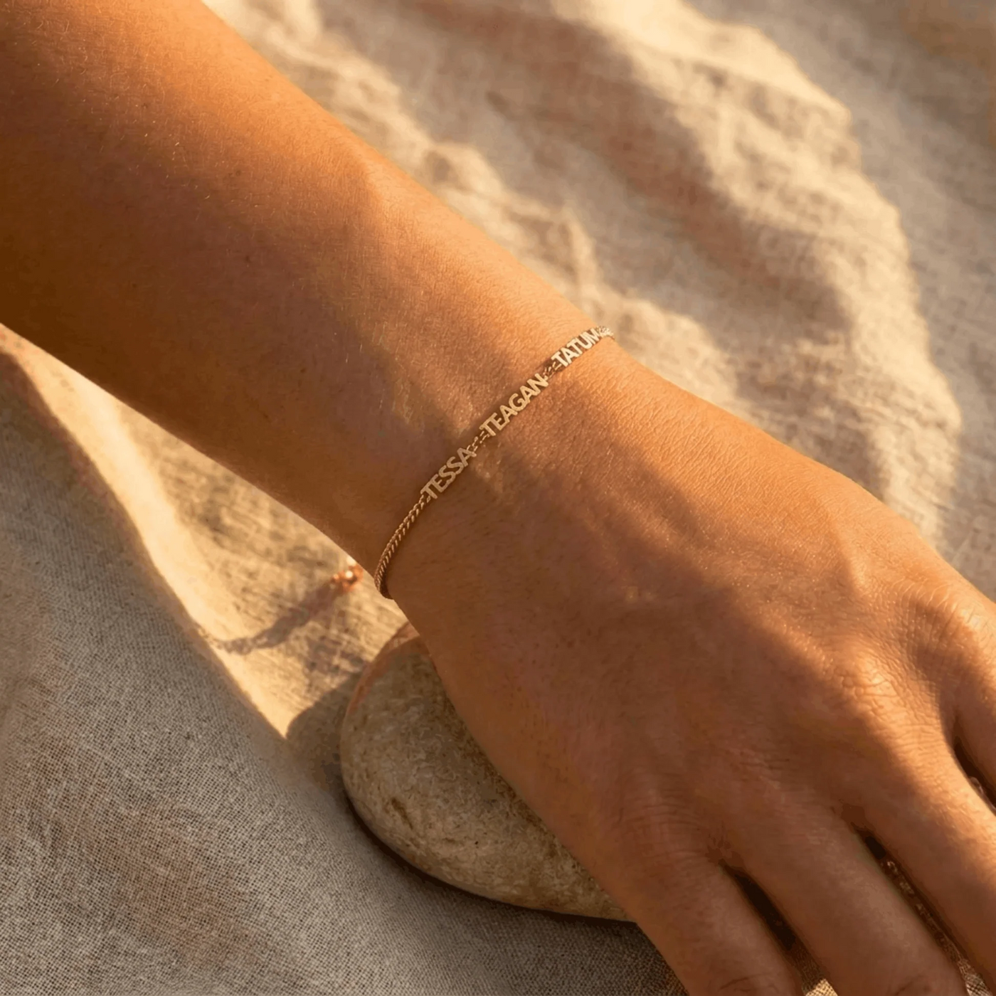 DELANEY. Multi-Name Bracelet