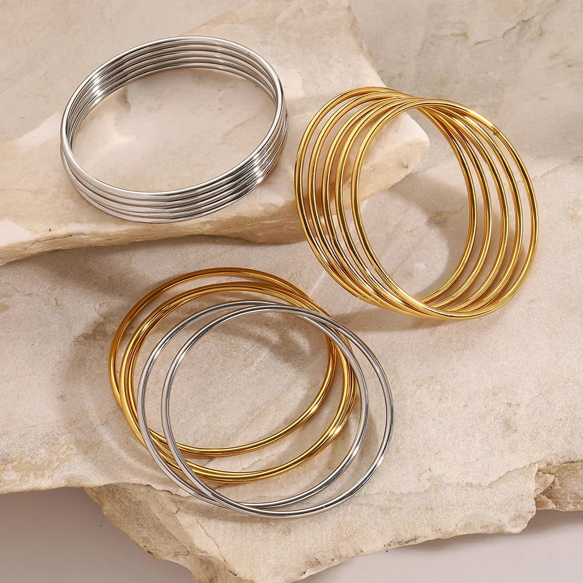 BRIDGET. Bangle Stack Set