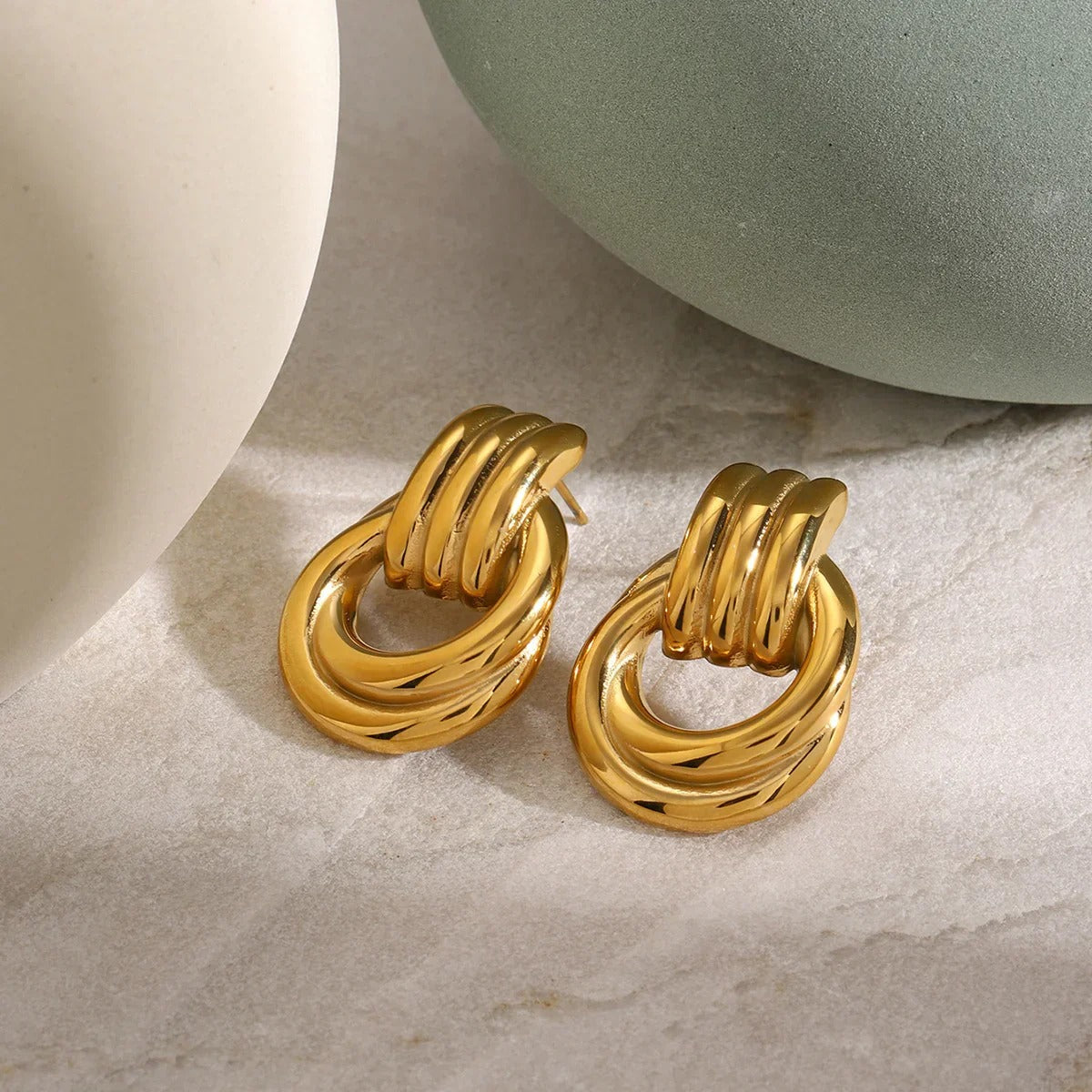 LUNA. Layered Hoop Earrings