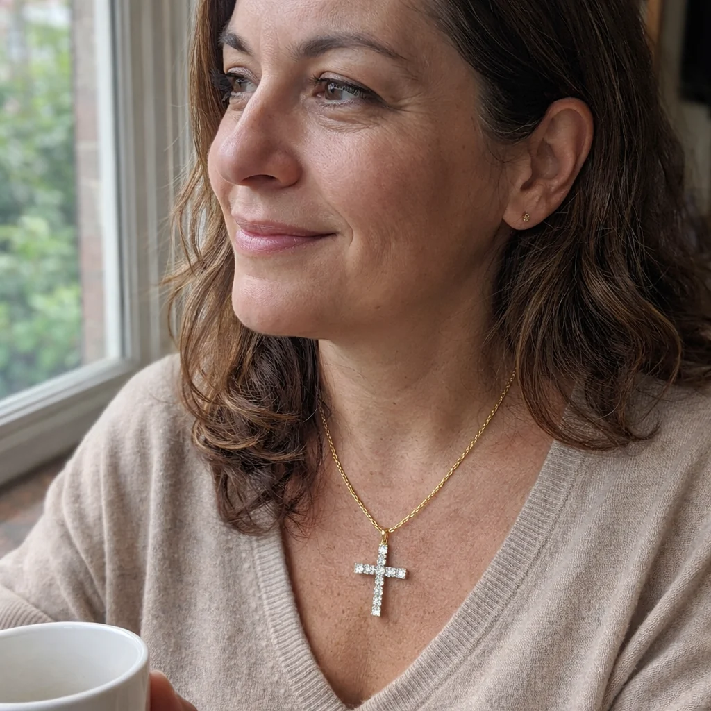 SIENNA. Cross Pendant Necklace