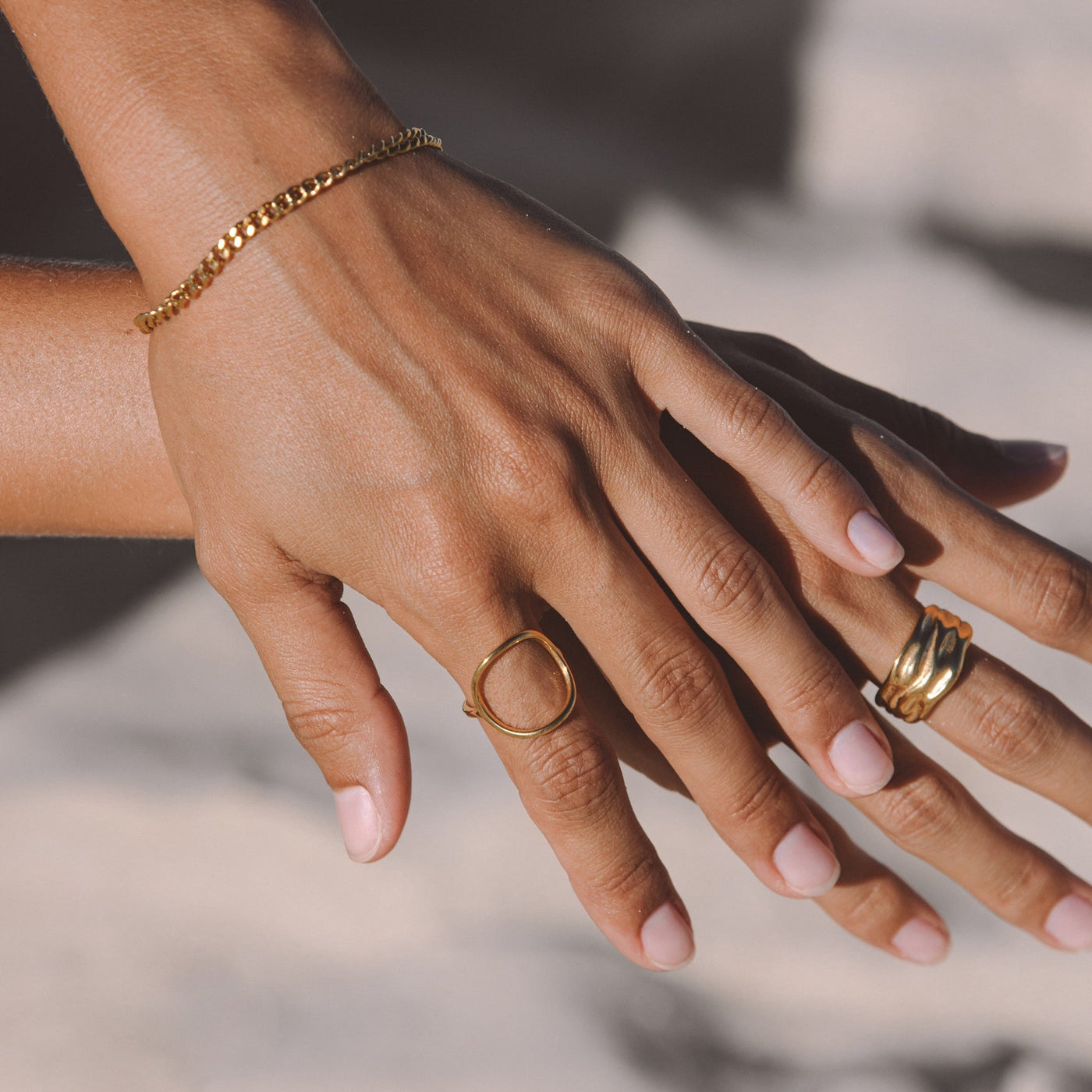 ADA. Oval Signet Ring