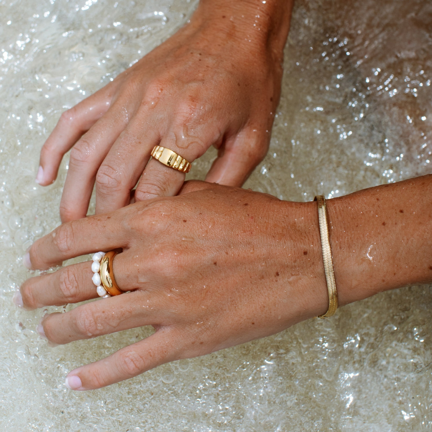 SUMMER. Herringbone Bracelet